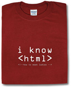 I know HTML