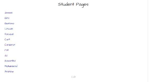 student pages