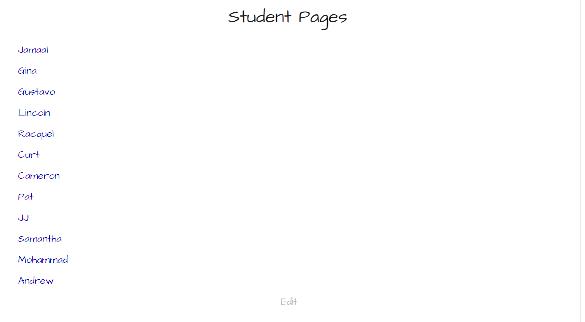 student pages